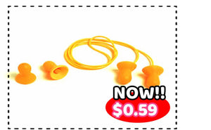 Quiet Ear Plug Corded