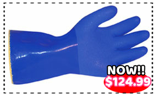 Blue PVC Gloves