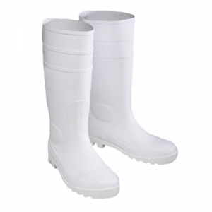 White PVC Boot