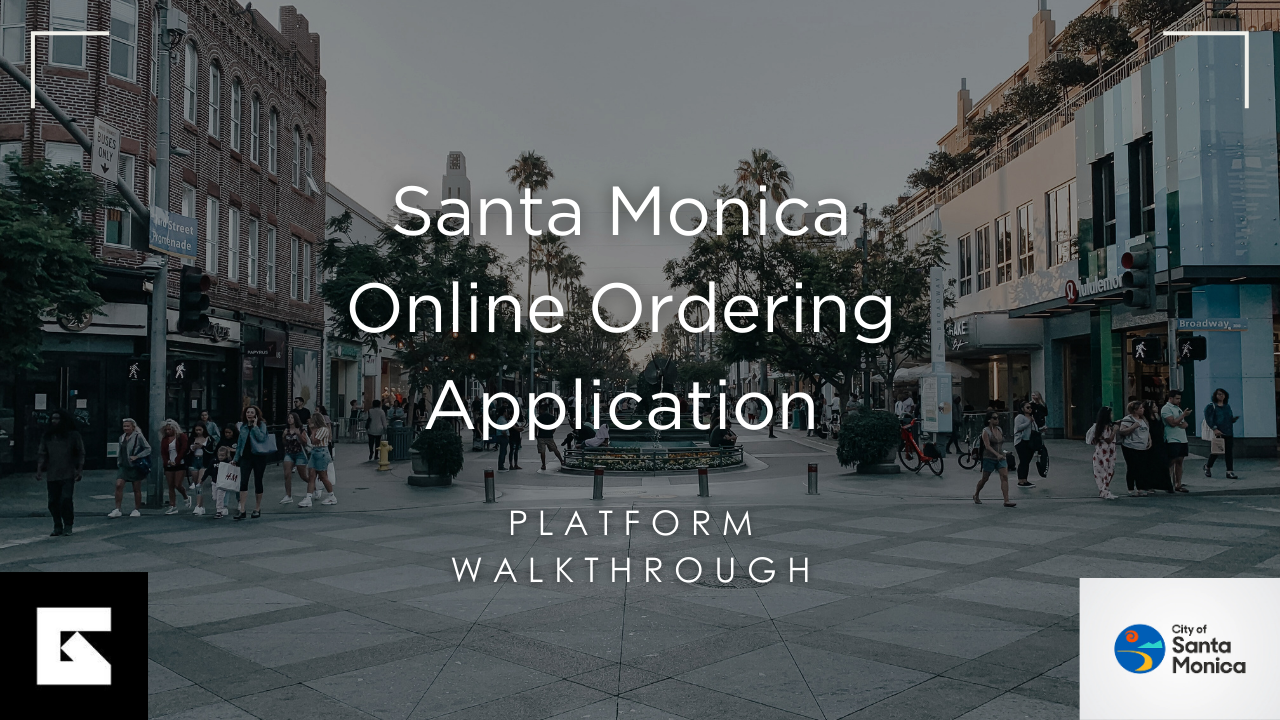 Load video: City of Santa Monica&#39;s Online Ordering Application | Platform Walkthrough