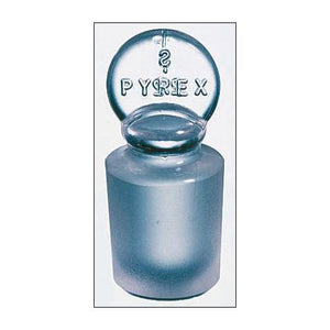 PYREX® Solid Glass Pennyhead Standard Taper Stoppers