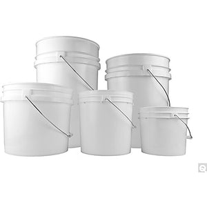 White HDPE Open Head Pails