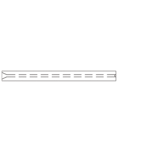 1.0mm ID Straight Inlet Liner for ATAS OPTIC 2 and 3 inlets