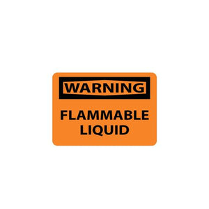 Warning, Flammable Liquid Signs