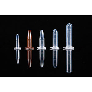 1.5ml Microcentrifuge Tube, Clear, Conical, Lock Cap, 500/pk, 5000/cs