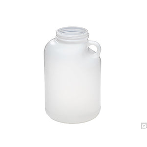 Natural HDPE Wide Mouth Handled Round Jug