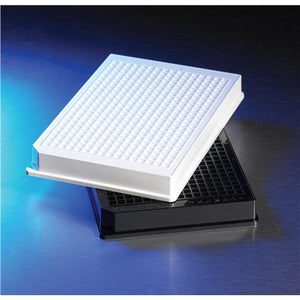 Corning® 384 Well Low Flange White Flat Bottom Polystyrene NBS™ Microplate, 10 per Bag, without Lid, With Generic Bar Code, Nonsterile