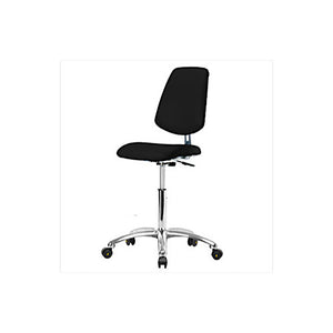 Basic ESD/Clean Room Vinyl Medium Bench Height Chairs with Medium Back