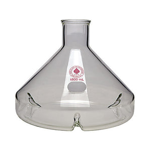 Fernbach Flask, Baffled, Beaded Neck