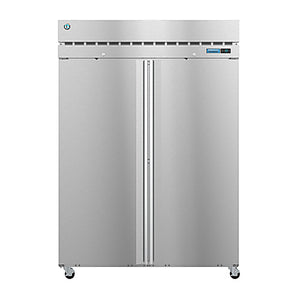 Hoshizaki Upright Refrigerator, Two Section, Full Stainless Doors with Lock