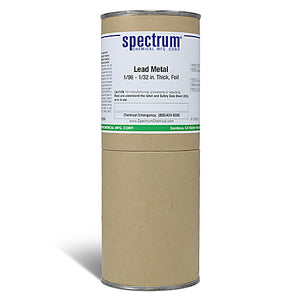 Lead Metal, 1/96 - 1/32 in. Thick, Foil