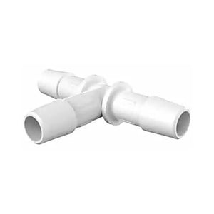 Equal T Fitting, 3/8” Barbs, Size 6, Non-Animal Derived Polypropylene, Natural Color
