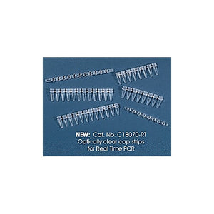 ThermoGrid™ .2mL Thermal Cycing Tubes, Strips of 8 tubes and separate strips of 8 caps, green, (Q-PCR) 120 strips per pkg.