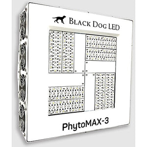 PhytoMAX-3 LED Grow Light, Photon Flux (µmol/s) PBAR 874, 410 watts, 100-277V