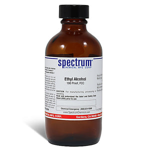 Ethyl Alcohol, 190 Proof, FCC