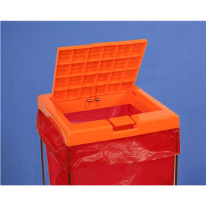 Scienceware® Spring-Activated Biohazard Bag Holder Cover
