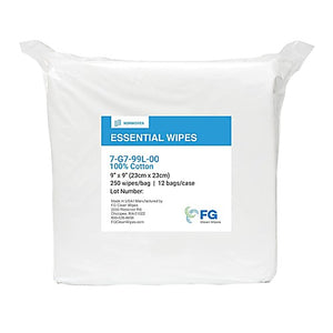 Non-Woven 100% Cotton Cleanroom Wipers