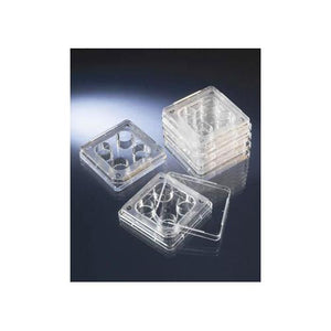 Multidish PS 4 Well Nunclon Round w / Lid Sterile 66X66 Md4 For Ivf
