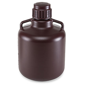 Round Carboys with Handlles, Amber HDPE