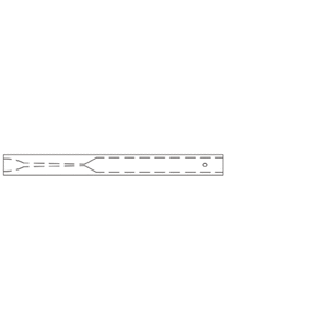 3.5mm ID Drilled Uniliner Inlet Liner with Hole near Top for Bruker/Varian GCs, equipped with 1078/1079 inlets