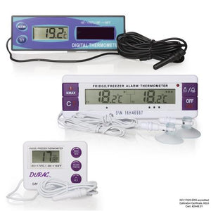 DURAC® Calibrated Electronic Thermometers with Waterproof Sensor