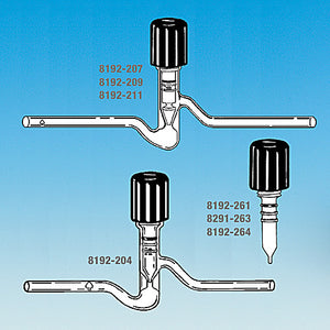 Stopcock, Vacuum, PTFE